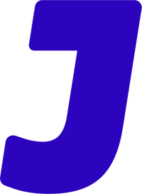 Jobcase inc. Logo a blue letter J